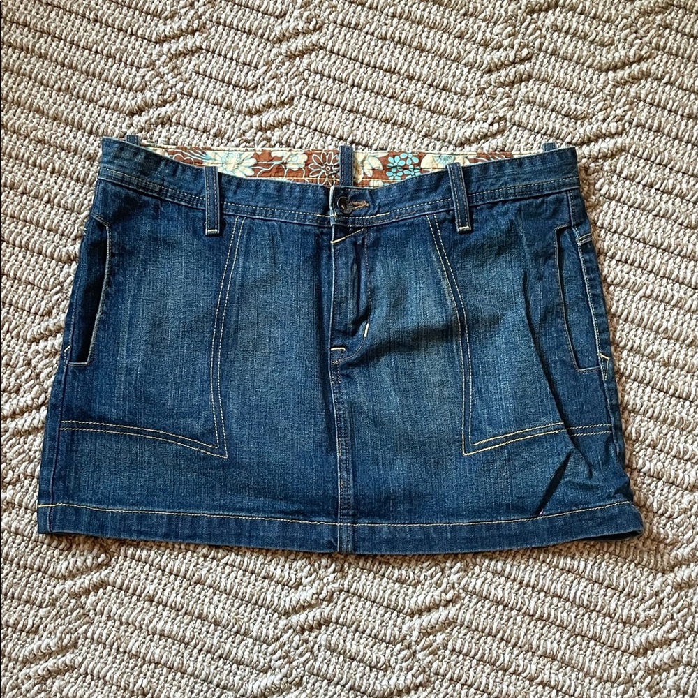 Matix denim skirt WITH POCKETS